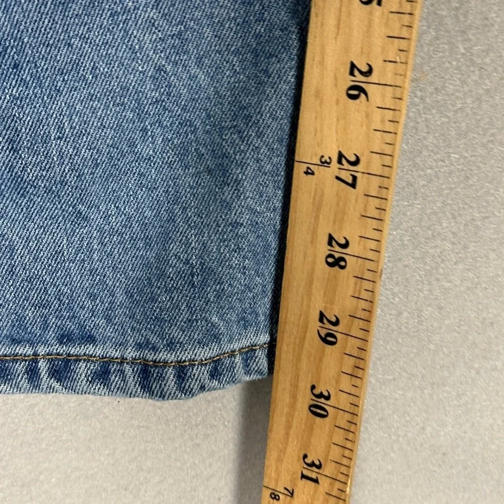Levis 505 Jeans Mens 34X30 Blue Regular Fit Straight Leg 5-Pocket Denim Pants